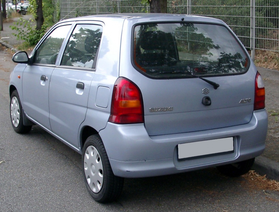 Suzuki alto размеры